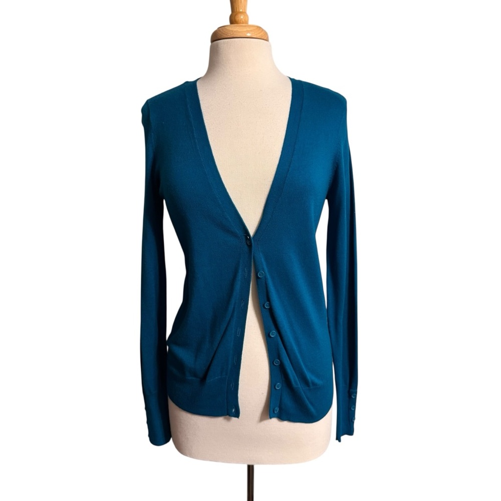 Worthington Teal Women's Cardigan Sweater size Small